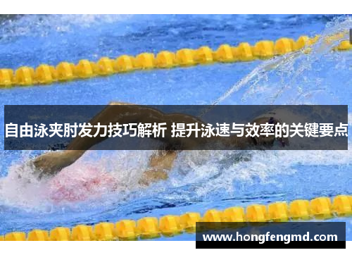 自由泳夹肘发力技巧解析 提升泳速与效率的关键要点